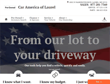 Tablet Screenshot of caramericaoflaurel.com